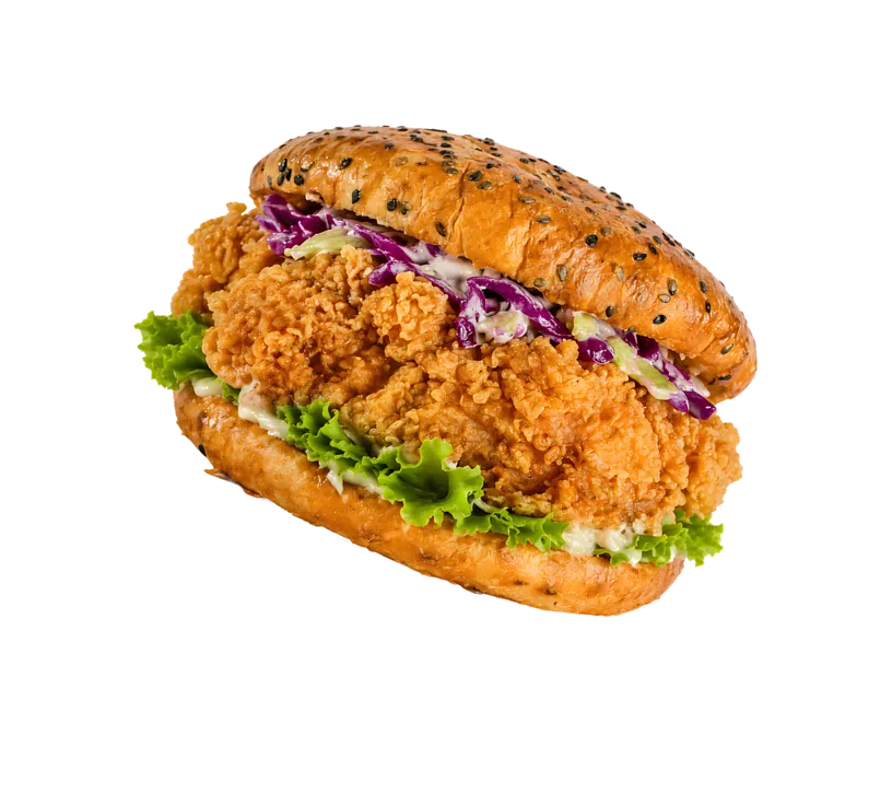 Spicy chicken burger